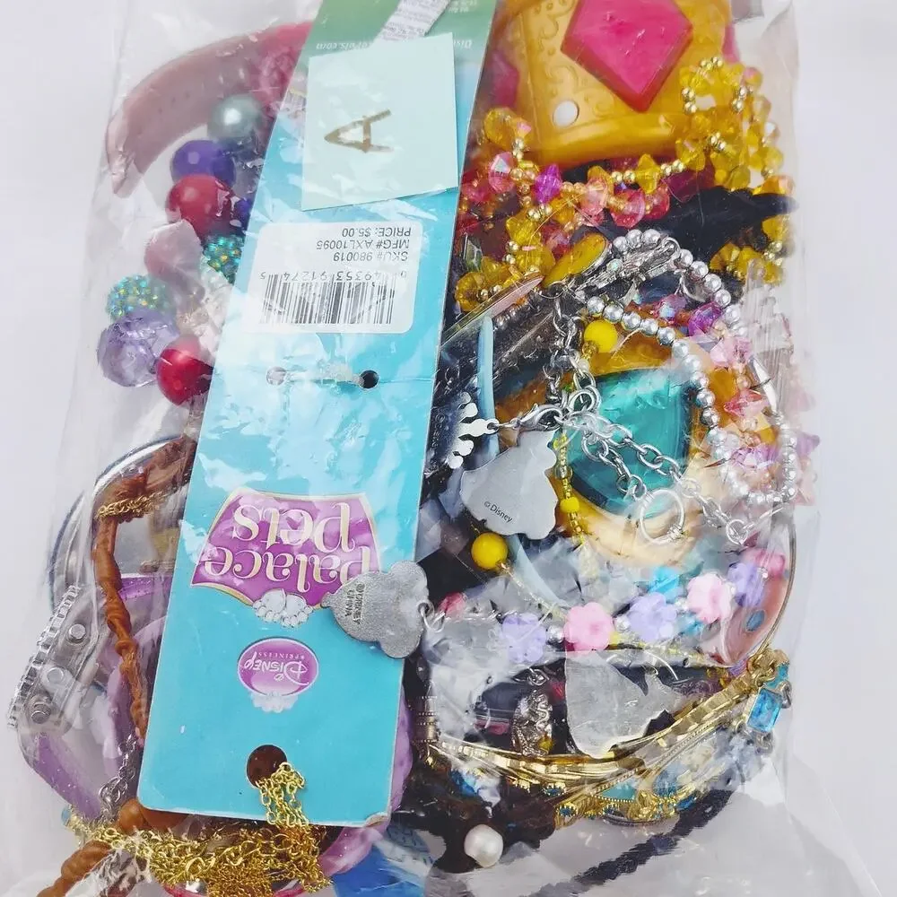 Disney Princess Mystery Kids Jewelry Bundle – 2 Pounds AS-IS Lot A